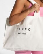 Accessories TEVEO TOTE BAG Off White Women 2HL08D1 - Image 4