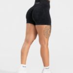 Clothing TEVEO Acid Covert Scrunch Short Black Women 2HL08D182