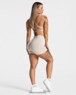Clothing TEVEO Acid Covert Scrunch Short Sand Women 2HL08D181 - Image 3