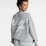 Clothing TEVEO Acid Oversized Sweater Light gray Women 2HL08D3