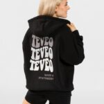 Clothing TEVEO Candy Oversized Jacket Black Women 2HL08D12