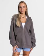 Clothing TEVEO Candy Oversized Jacket Graphite Women 2HL08D17 - Image 2
