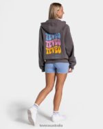 Clothing TEVEO Candy Oversized Jacket Graphite Women 2HL08D17 - Image 5