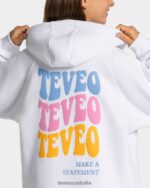 Clothing TEVEO Candy Oversized Jacket White Women 2HL08D18 - Image 4