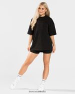 Clothing TEVEO Candy Oversized T-Shirt Black Women 2HL08D472 - Image 3