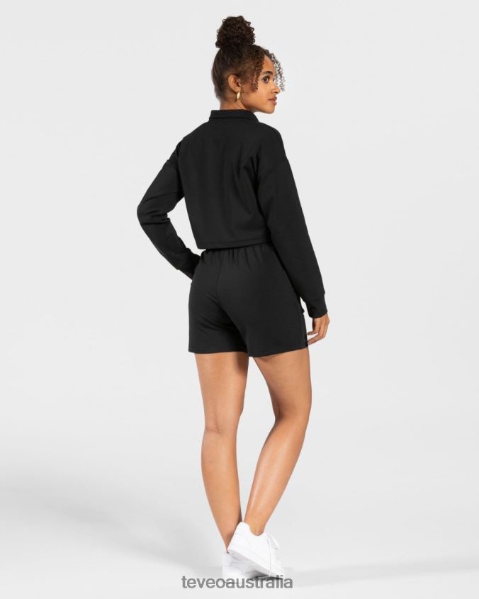 Clothing TEVEO Charming Oversized Short Black Women 2HL08D198 - Image 5
