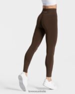 Clothing TEVEO Classy Leggings Dark Brown Women 2HL08D74 - Image 2