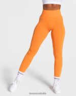 Clothing TEVEO Classy Leggings Orange Women 2HL08D78