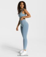 Clothing TEVEO Classy Leggings Steel blue Women 2HL08D82 - Image 3