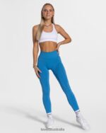 Clothing TEVEO Classy Leggings Summer blue Women 2HL08D81 - Image 3
