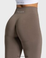 Clothing TEVEO Classy Leggings Taupe Women 2HL08D83 - Image 4
