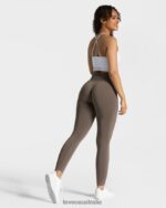 Clothing TEVEO Classy Leggings Taupe Women 2HL08D83 - Image 5