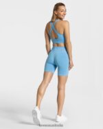 Clothing TEVEO Classy Short Baby Blue Women 2HL08D201 - Image 3
