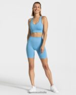 Clothing TEVEO Classy Short Baby Blue Women 2HL08D201 - Image 5
