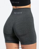 Clothing TEVEO Classy Short Dark gray Women 2HL08D203 - Image 4