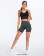 Clothing TEVEO Classy Short Dark gray Women 2HL08D203 - Image 5