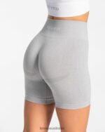 Clothing TEVEO Classy Short Light Gray Women 2HL08D205 - Image 4