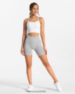 Clothing TEVEO Classy Short Light Gray Women 2HL08D205 - Image 5