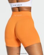 Clothing TEVEO Classy Short Orange Women 2HL08D206 - Image 4