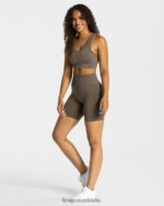 Clothing TEVEO Classy Short Taupe Women 2HL08D211 - Image 3