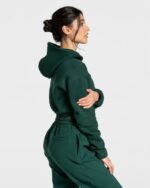 Clothing TEVEO College Zip Hoodie Dark green Women 2HL08D34 - Image 2