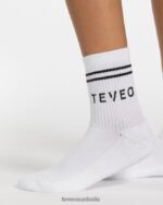 Clothing TEVEO Crew Socks (2pcs) White Women 2HL08D275 - Image 2