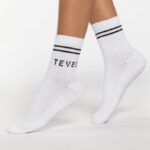 Clothing TEVEO Crew Socks (2pcs) White Women 2HL08D275