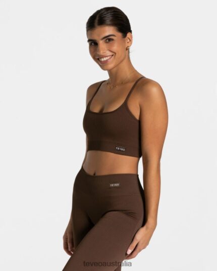 Clothing TEVEO Elegant bra Dark brown Women 2HL08D397