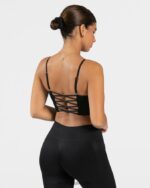 Clothing TEVEO Elegant Cross Top Black Women 2HL08D403 - Image 2