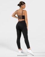 Clothing TEVEO Elegant Cross Top Black Women 2HL08D403 - Image 5