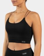 Clothing TEVEO Elegant Strap Top Black Women 2HL08D412 - Image 4