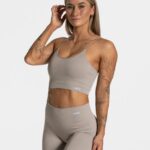 Clothing TEVEO Elegant Strap Top Stone Women 2HL08D413