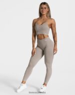 Clothing TEVEO Elegant Strap Top Stone Women 2HL08D413 - Image 3