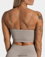 Clothing TEVEO Elegant Strap Top Stone Women 2HL08D413 - Image 4