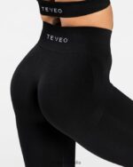 Clothing TEVEO Elevate Leggings Black Women 2HL08D54 - Image 4