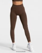 Clothing TEVEO Elevate Leggings Dark brown Women 2HL08D52 - Image 2