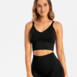 Clothing TEVEO Essential V-Top Black Women 2HL08D386