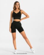 Clothing TEVEO Essential V-Top Black Women 2HL08D386 - Image 5