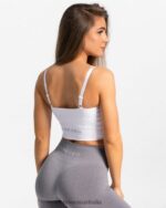 Clothing TEVEO Essential V-Top White Women 2HL08D385 - Image 2