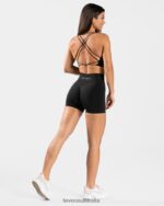 Clothing TEVEO Everyday Backless Top Black Women 2HL08D428 - Image 5