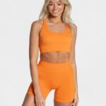 Clothing TEVEO Everyday Backless Top Orange Women 2HL08D426
