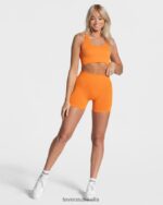 Clothing TEVEO Everyday Backless Top Orange Women 2HL08D426 - Image 5