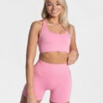 Clothing TEVEO Everyday Backless Top Pink Women 2HL08D427