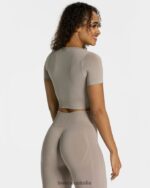 Clothing TEVEO Focus Crop Top Dust Women 2HL08D487 - Image 2