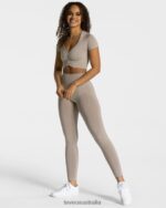 Clothing TEVEO Focus Crop Top Dust Women 2HL08D487 - Image 3