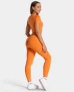 Clothing TEVEO Focus Crop Top Orange Women 2HL08D457 - Image 5
