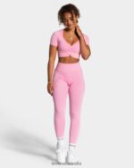 Clothing TEVEO Focus Crop Top Pink Women 2HL08D458 - Image 3