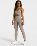 Clothing TEVEO Focus Scrunch Leggings Dust Women 2HL08D164 - Image 3