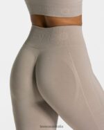 Clothing TEVEO Focus Scrunch Leggings Dust Women 2HL08D164 - Image 4