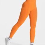 Clothing TEVEO Focus Scrunch Leggings Orange Women 2HL08D163